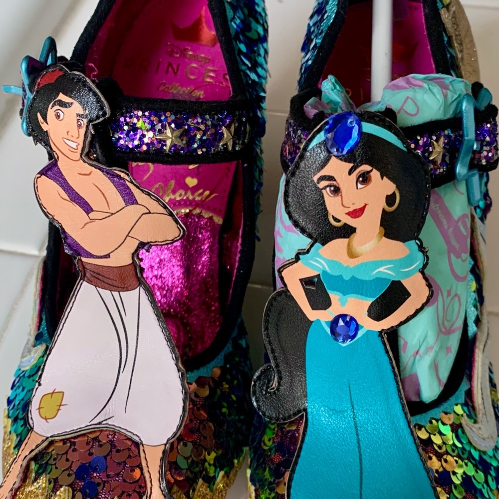 Disney Princess Sequin Heels - Blue and Gold